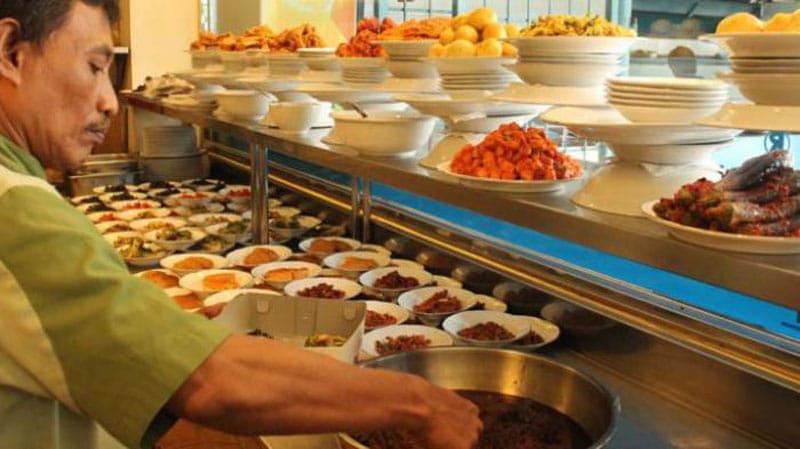 rumah makan padang, warpad