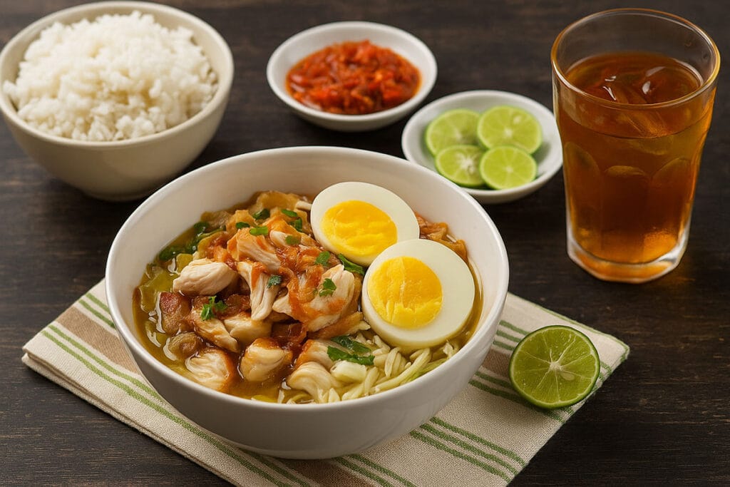 soto madura complete soto ayam madura