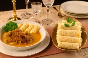 gulai kambing roti jala