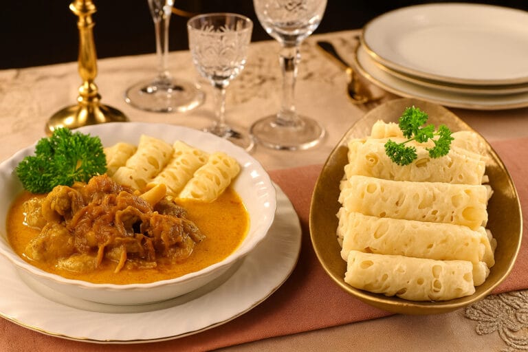 gulai kambing roti jala