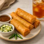 lumpia semarang werved with acar