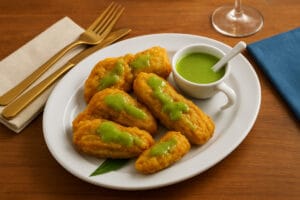 pisang goreng ijo banana fritters