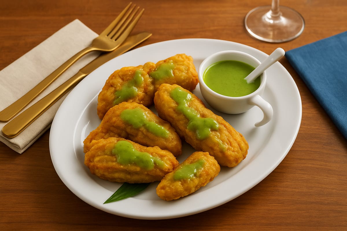 pisang goreng ijo banana fritters