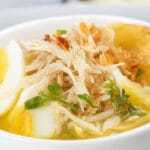 a bowl of soto madura