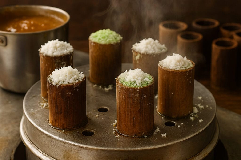 putu bambu molds
