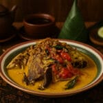 mangut ikan pari in javanese traditional style