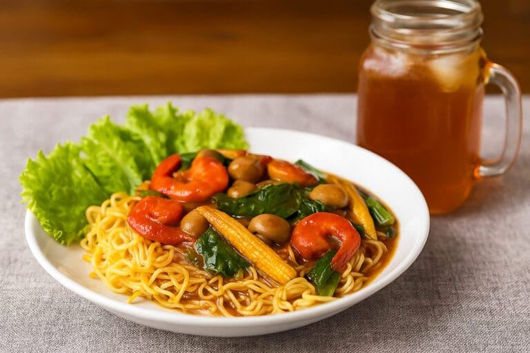 mi siram tumisan indonesian stir fry noodles