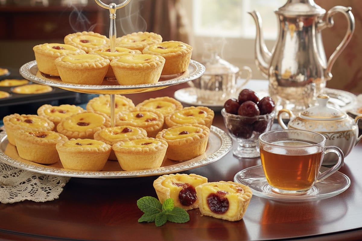 mini cherry tartlet