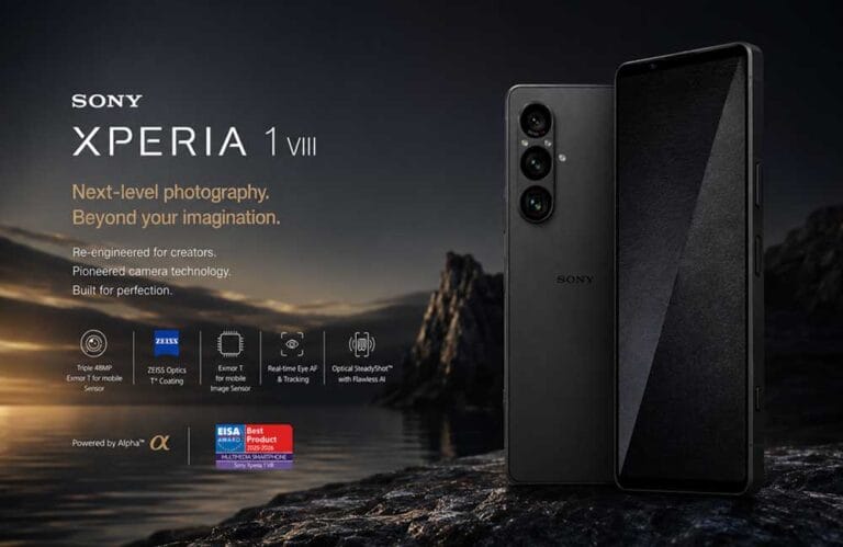 Sony Xperia 1 VIII resmi - desain square camera island baru 2026
