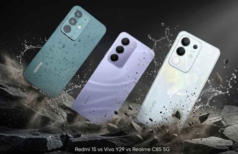Redmi 15 vs Vivo Y29 vs Realme C85 5G
