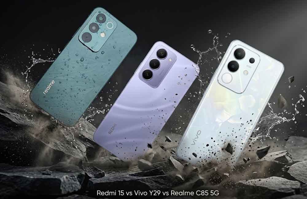 Redmi 15 vs Vivo Y29 vs Realme C85 5G