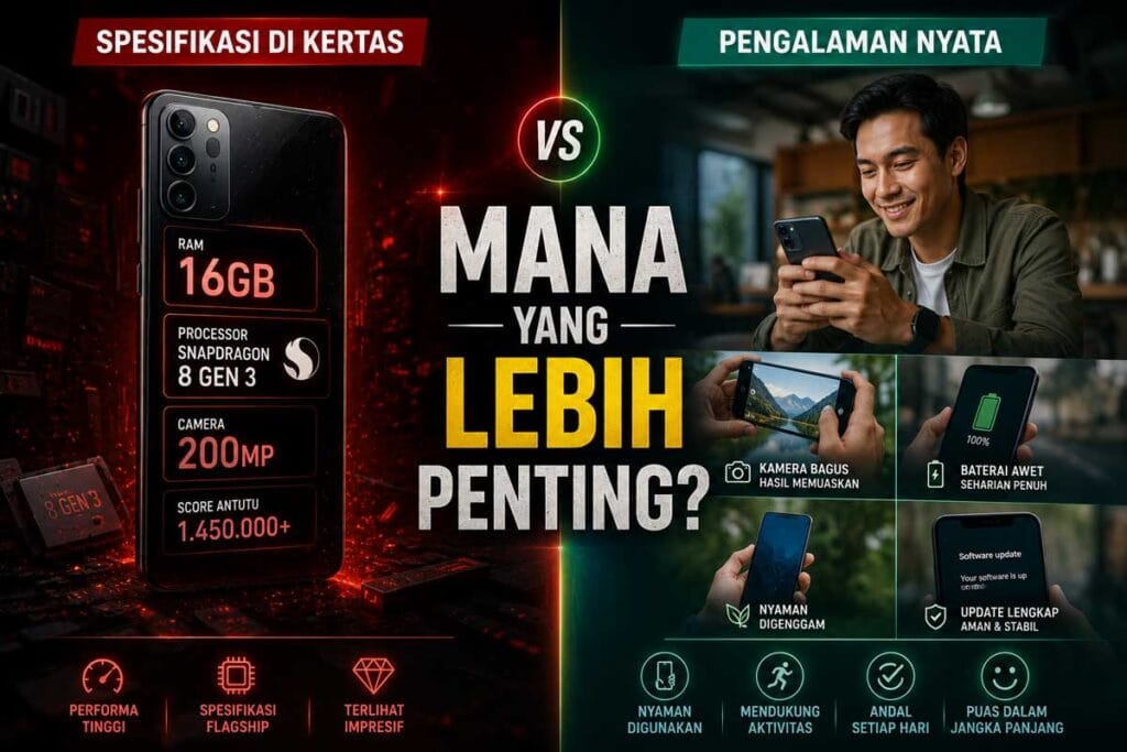 10 hal lebih penting daripada spesifikasi smartphone