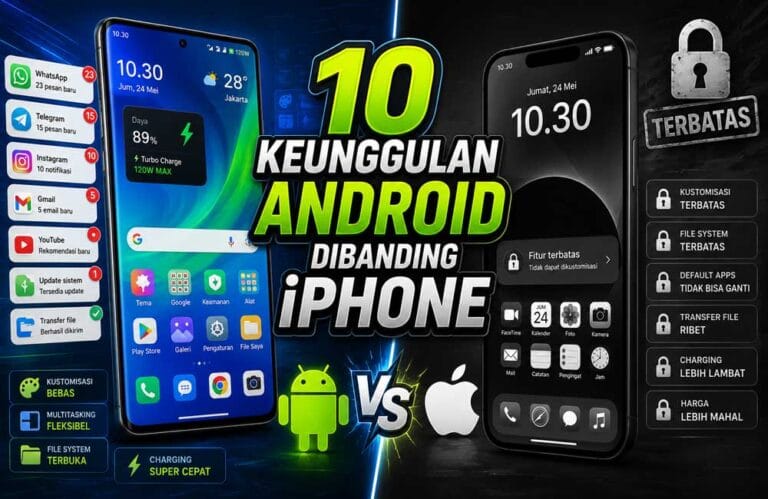 10 Keunggulan Android Dibanding iPhone