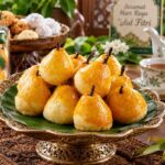 Jar of golden Indonesian Nastar pineapple tarts